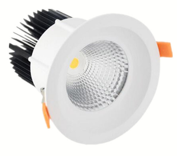 7.87in  60W LED COB Ceiling Light - Flush Mount LED Downlight-1600LM-60 degrees Light speed